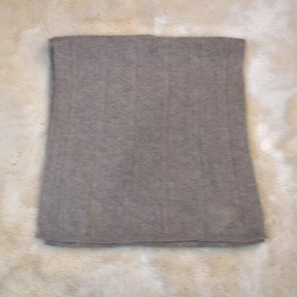 Erda 100% Cashmere Brown Scarf Soft Cozy Winter Essential NEW - Picture 3 of 8